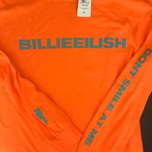 Brand New Billie Eilish Long Sleeve Shirt